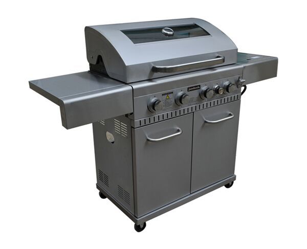 Jumbuck 4 Burner Hooded Comet Plus BBQ with Side Burner